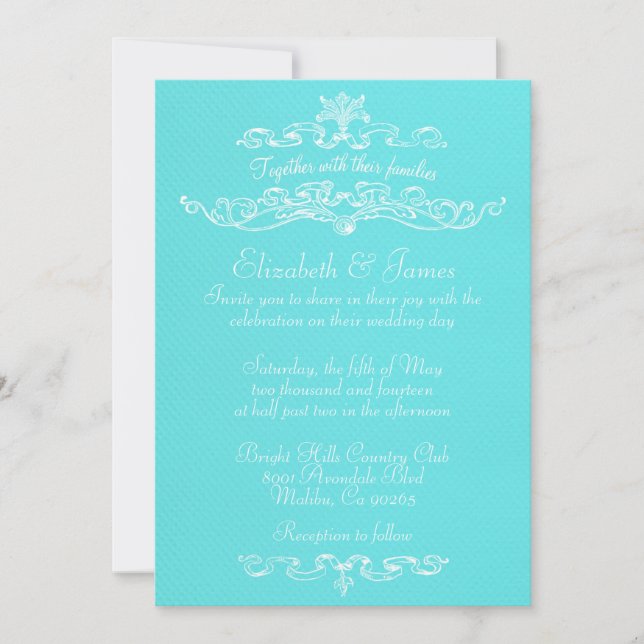 Simple Luxury Modern Wedding Invitations (Front)