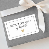 Simple Made With Love Label