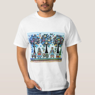 simple madhubani painting T-Shirt