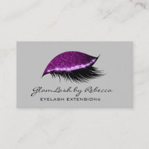 Simple Makeup Beauty Eyelash Lashes Glitter Purple