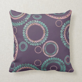 Simple Mandala Pattern (Purple) Cushion