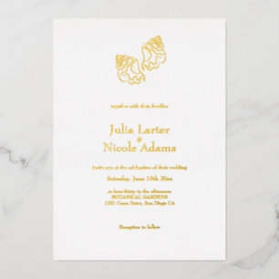 Simple Marine Seashells Conch Minimalist Wedding