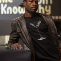 Simple Martini Glass Cocktail