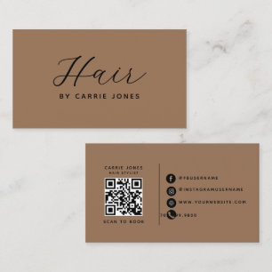 Simple Massage Therapist Business Card