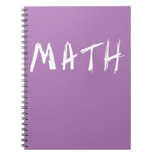 Simple MATH Notebook