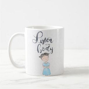 Simple Meaningful Self Love Gentle Calming Look Coffee Mug