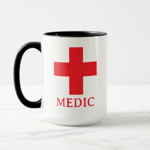 Simple MEDIC & First Aid, Cross, Ambulance, Doctor Mug