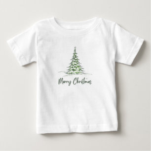  Simple Merry Christmas Baby T-Shirt