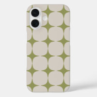 Simple Mid Century Modern Sage Green Pattern