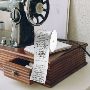 Simple Minimal Add Logo Garment Clothing Labels Satin Ribbon