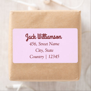 simple minimal add name address pin text custom ed
