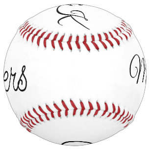 Simple minimal add name cheers couple name custom softball