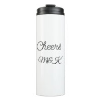 Simple minimal add name cheers couple name custom