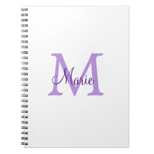simple minimal add name monogram pink red   throw  notebook