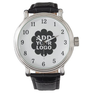 Simple Minimal Add Your Business Logo Promotional  Watch