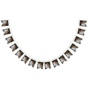 simple minimal add your custom photo image text pa bunting