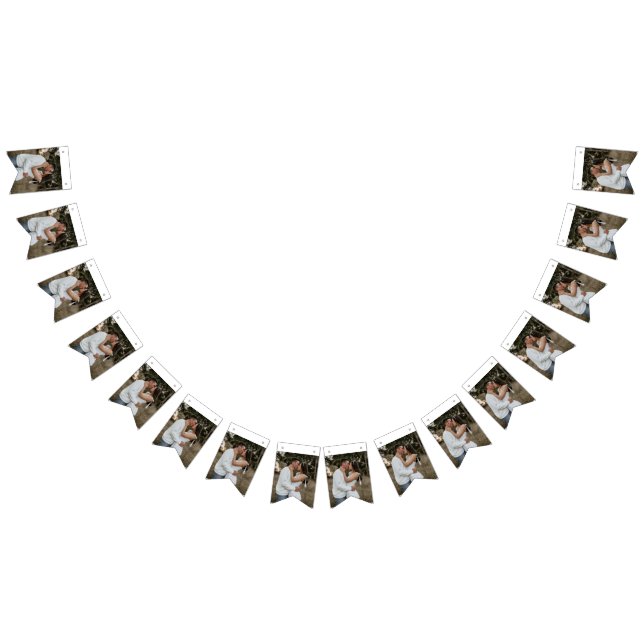 simple minimal add your custom photo image text pa bunting  (All)