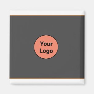 SIMPLE MINIMAL ADD YOUR LOGO CUSTOM TEXT HERE BUSI MAGNET