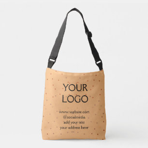 simple minimal add your logo/design here business  crossbody bag