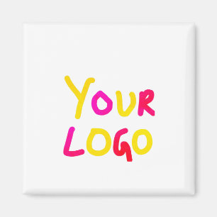 simple minimal add your logo/design here business magnet