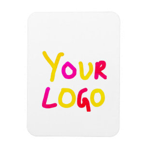simple minimal add your logo/design here business magnet