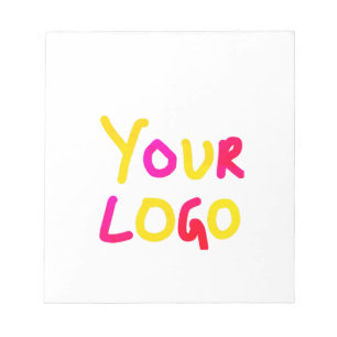 simple minimal add your logo/design here business notepad