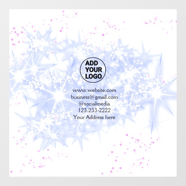 simple minimal add your logo/design here text name (Sheet)