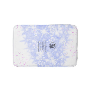 simple minimal add your logo/design here text name bath mat
