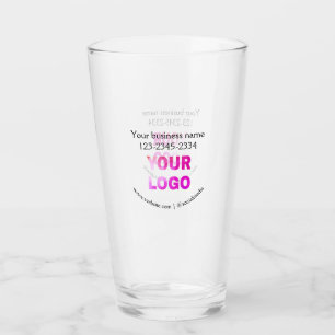 simple minimal add your logo/design here text pos glass