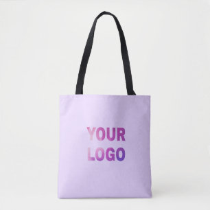 simple minimal add your logo/design here text tote bag