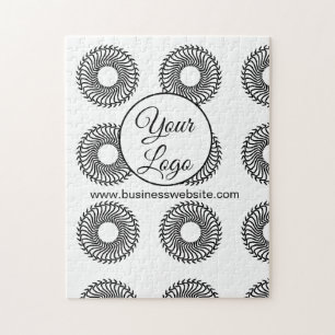 simple minimal add your logo/design mandala websit jigsaw puzzle