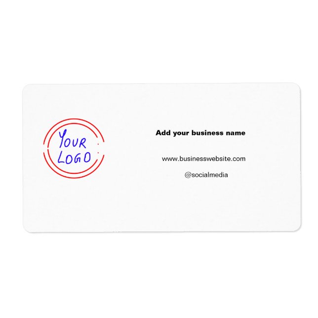 simple minimal add your logo/design watercolor     (Front)