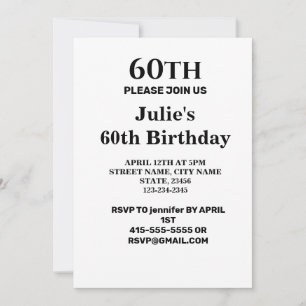 Simple minimal add your logo text name invitation