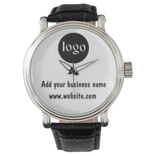 simple minimal add your logo watch