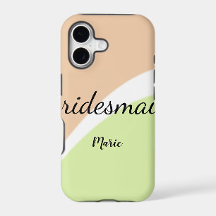 SIMPLE MINIMAL add your name custom bridesmaid   C