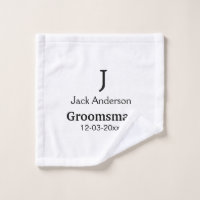 SIMPLE MINIMAL add your name custom groomsman
