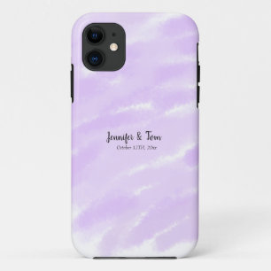 simple minimal add your name custom wedding unity  iPhone 11 case