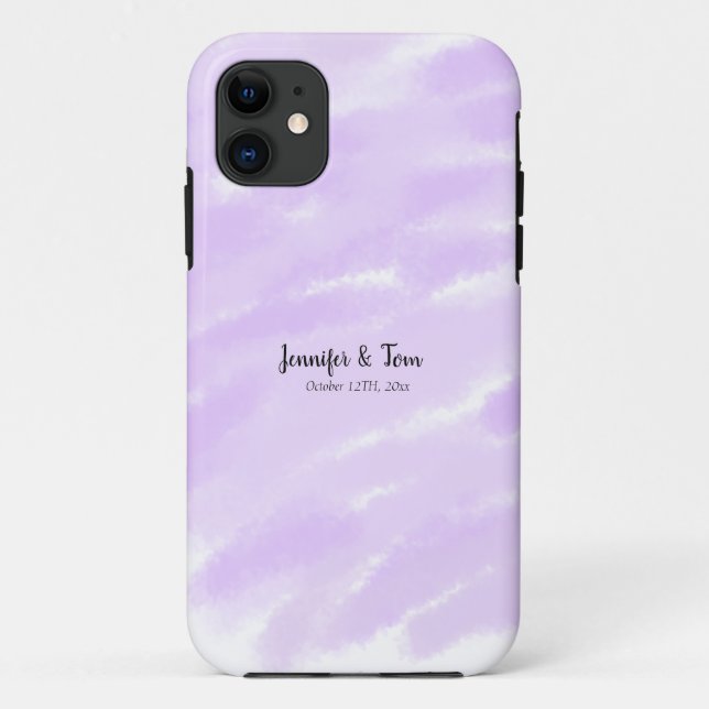 simple minimal add your name custom wedding unity  Case-Mate iPhone case (Back)