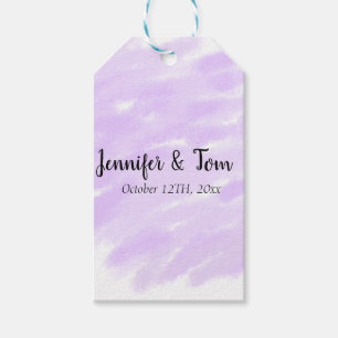 simple minimal add your name custom wedding unity  gift tags