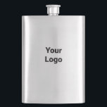 simple minimal add your name MONOGRAM GROOMSMEN Fl Hip Flask<br><div class="desc">design</div>