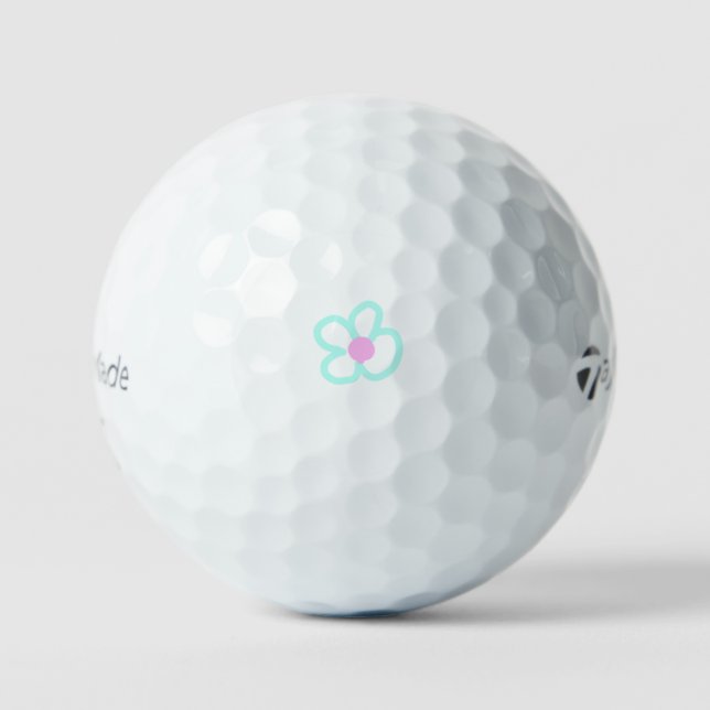 simple minimal add your name MONOGRAM GROOMSMEN    Golf Balls (Front)