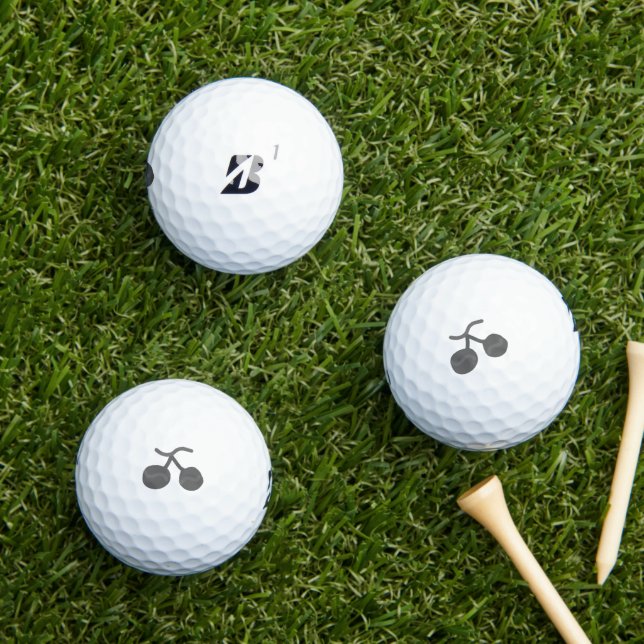 simple minimal add your name MONOGRAM GROOMSMEN    Golf Balls (Insitu Grass)