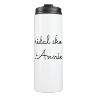 simple minimal add your name text bridal shower t