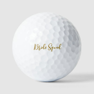 simple minimal add your name text bridesmaid gift golf balls