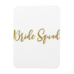 simple minimal add your name text bridesmaid gift  magnet