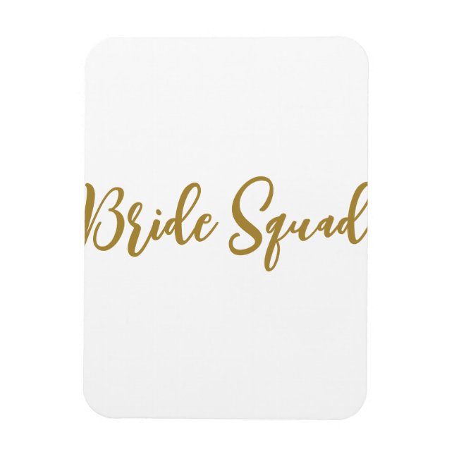 simple minimal add your name text bridesmaid gift  magnet (Vertical)