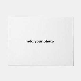 SIMPLE MINIMAL add your photo custom Doormat