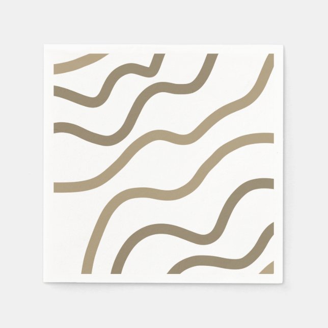 simple minimal add your text monogram name napkins (Front)