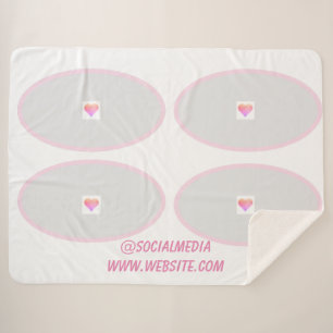 simple minimal add your text monogram name throw b