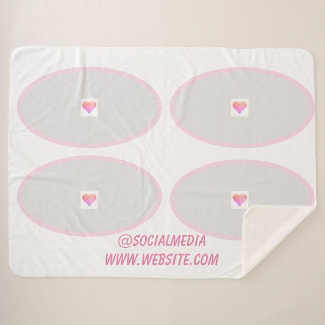 simple minimal add your text monogram name throw b (Front (Horizontal))
